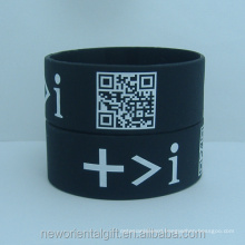 New Design QR Code Silicone Wristbands
